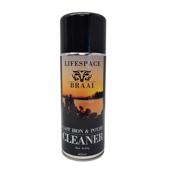 Lifespace Cast Iron &amp; Potjie Cleaner - 400ml