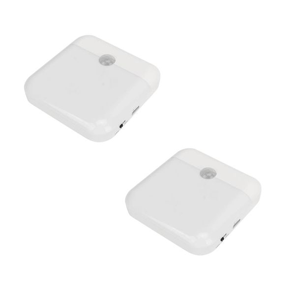 Set Of 2 Rechargeable Motion Sensor Multi-Functional LED Night Light BL-364