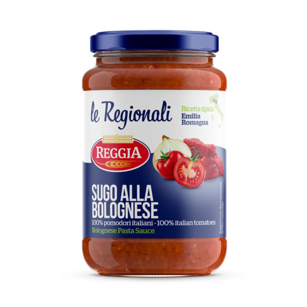 Reggia Italian Sugo alla Bolognese Pasta Sauce Tomato Beef and Pork - 350g