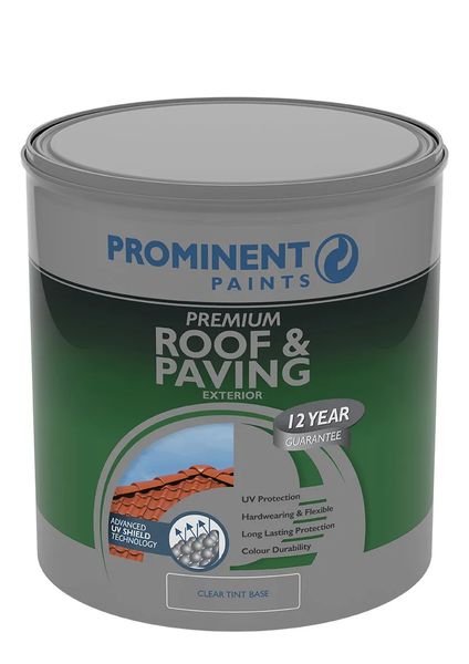 Premium Roof and Paving Paint- 1L- Clear Tint Base