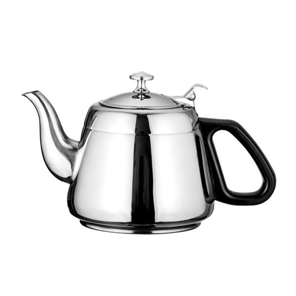 Silver Kettle 1.5L Stainless Steel Kettle Boiler Metal Filter Cafe