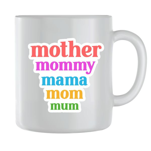 Mum Coffee Mugs for Mothers Day Women Trendy Mom Sayings Graphic Present069