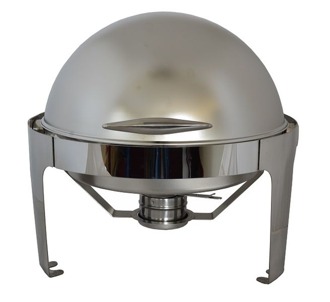 Steelking - Roll Top Chafing Dish Round