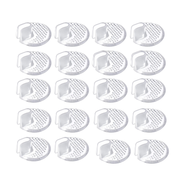 Oqimax Silicone Thong Sandal Toe Protectors-Anti-Wear Half Forefoot Toe Pad