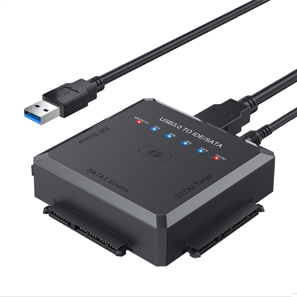 SATA to USB Adapter USB 3.0 to IDE/SATA 3 Cable Converter-EU Plug