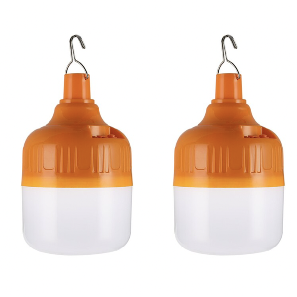40W Rechargeable Emergency Outdoor &amp; Indoor Hanging Lantern - 2 Pack