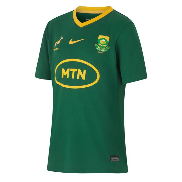 Nike Junior Springbok Home Fan Jersey - Green