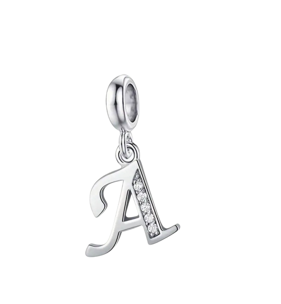 Sparkling Alphabet Charm - Letter A image