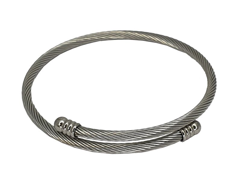 Fabulae Ladies Steel Rope Bracelet, Penny
