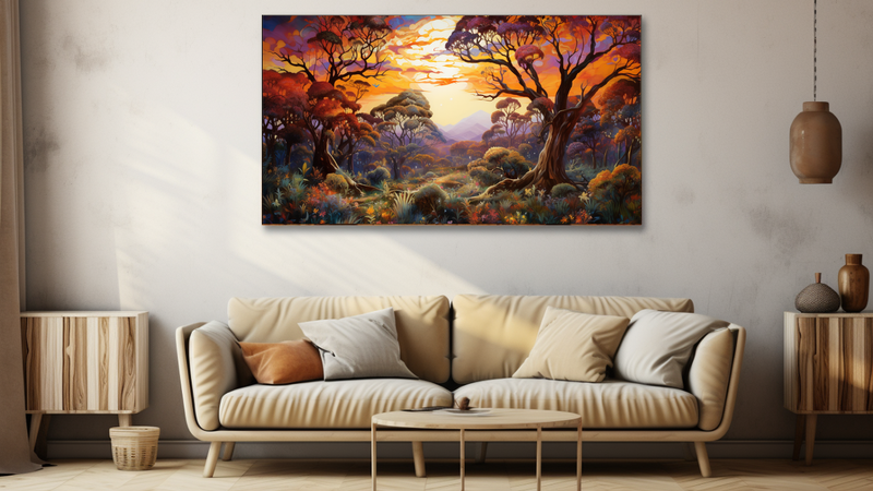 Canvas Wall Art - Bushland Dreamscape Abstract - HD0075