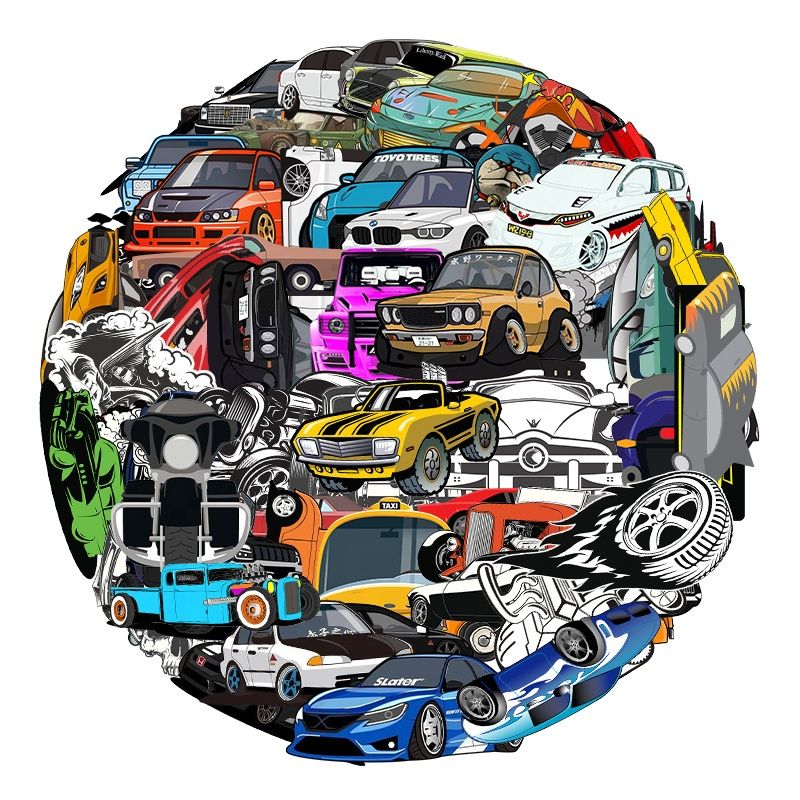 Replica Car Sticker Mix (61 Piece), Shop Today. Get it Tomorrow!