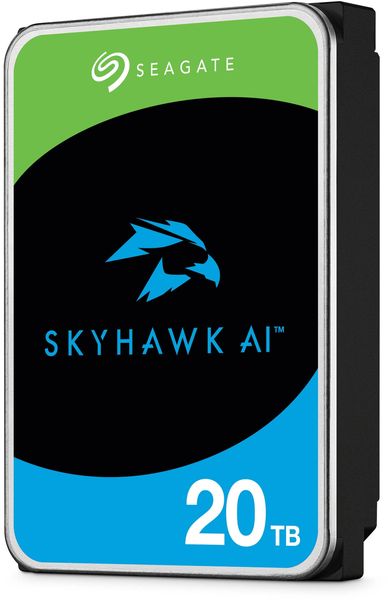 Seagate Skyhawk AI 20TB 3.5" HDD 7200 RPM SATA III for Surveillance Systems