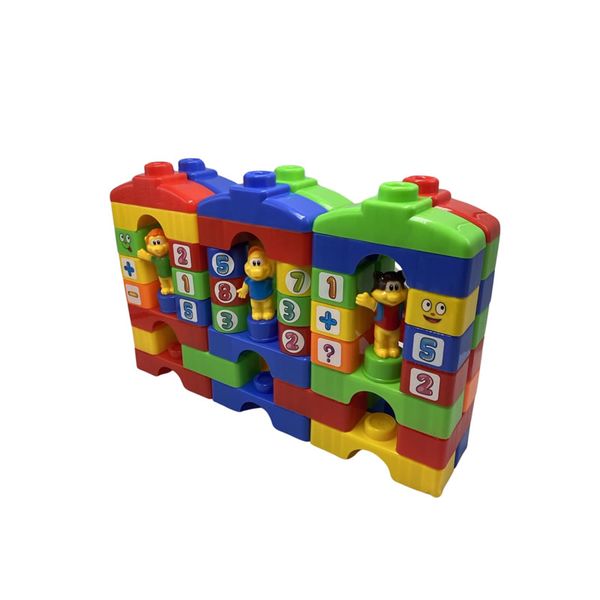 66-Piece Colorful Early Learning Building Blocks