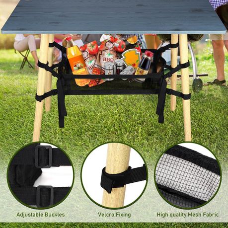 Adjustable Storage Net Portable Under Table Camping Mesh Storage Bag, Shop  Today. Get it Tomorrow!
