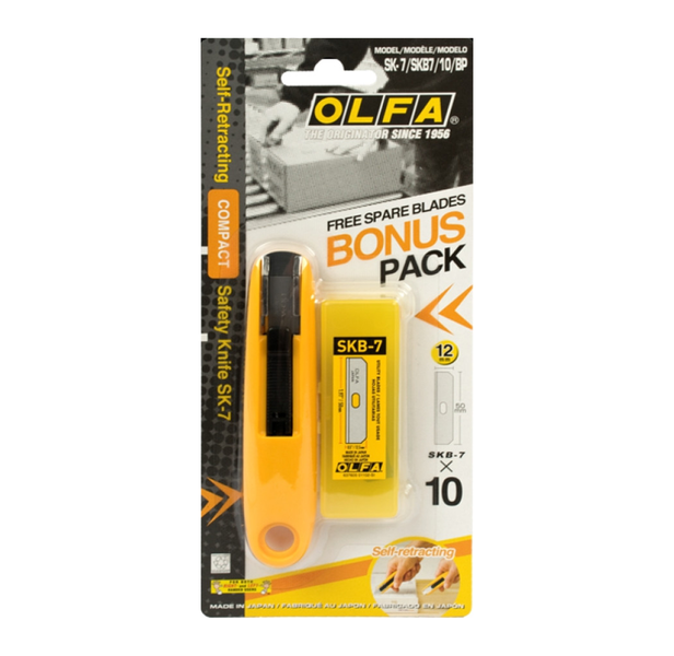 Olfa Safety Cutter SK-7 with 10X SKB7 Blades