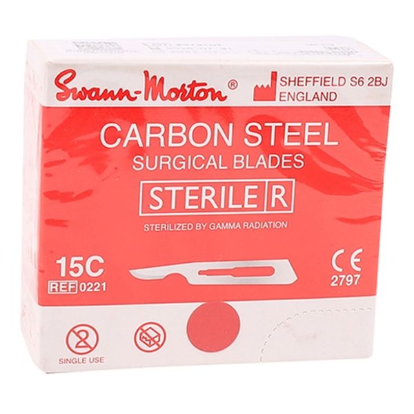 Swann-Morton - Surgical Blade Carbon Steel Surgical Blades 15c 100's