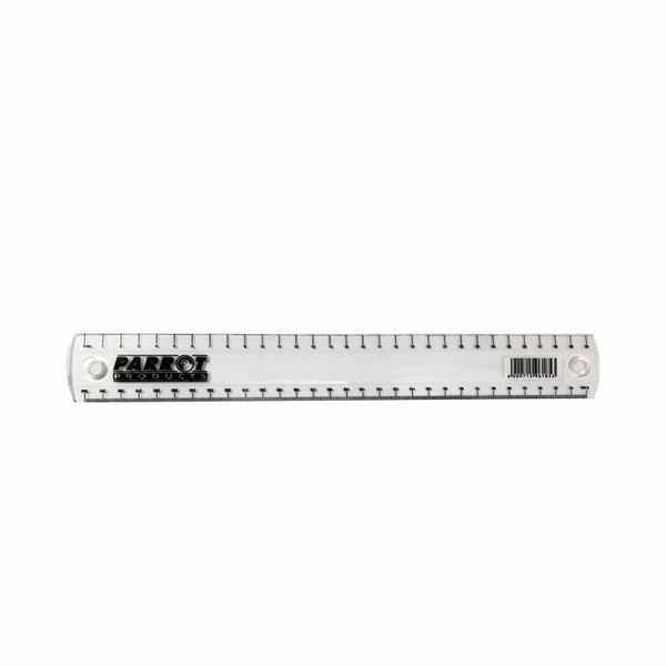 Parrot Products Plastic Ruler 30cm - Clear