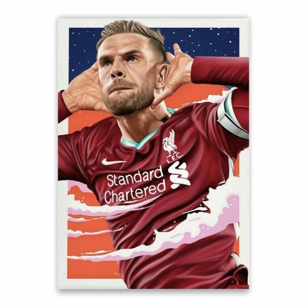 Jordan Henderson Celebration Poster - A1