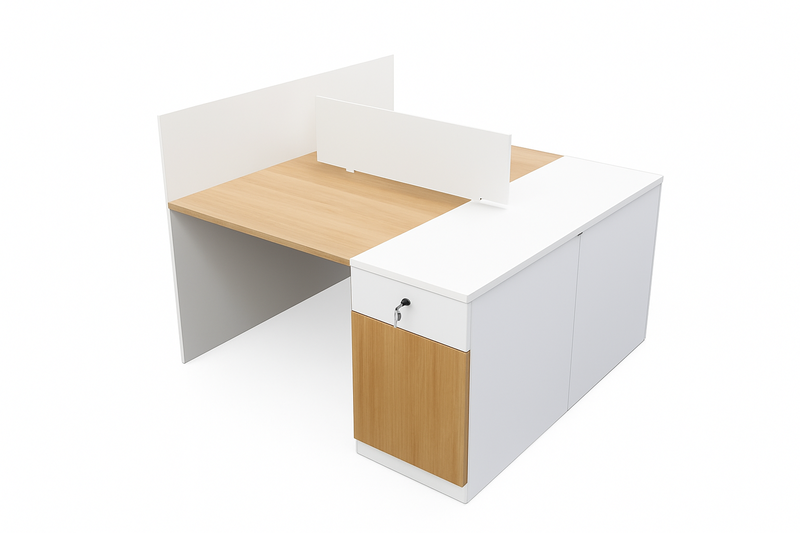 Merge Two-Seater Workstation