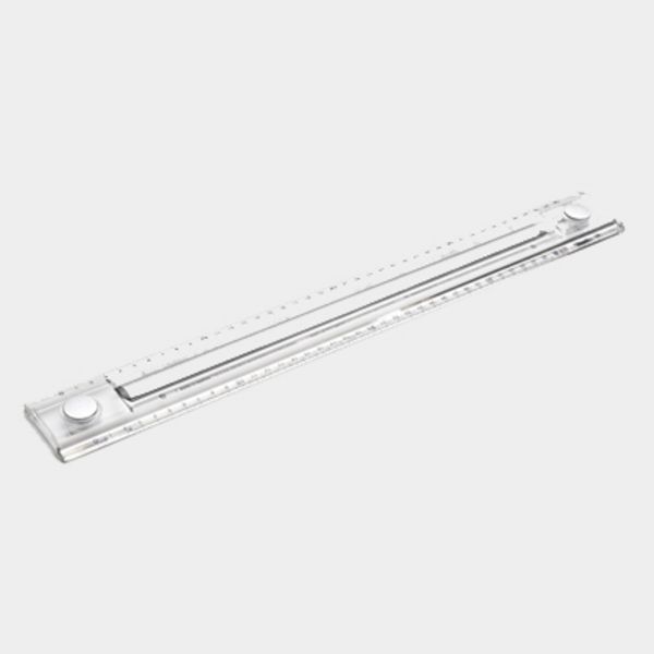40cm Clear Magnet Ruler with Magnification