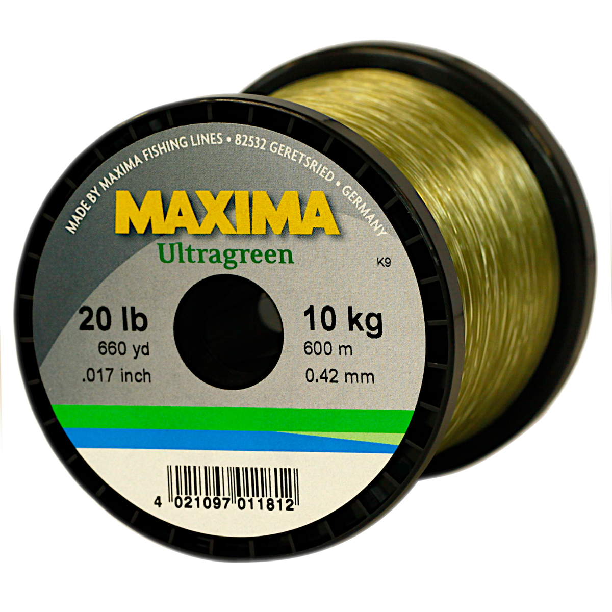 Maxima Nylon Fishing Line, 10KG/20LB 0.42MM, Colour Ultra Green, 600m Spool, Shop Today. Get it Tomorrow!