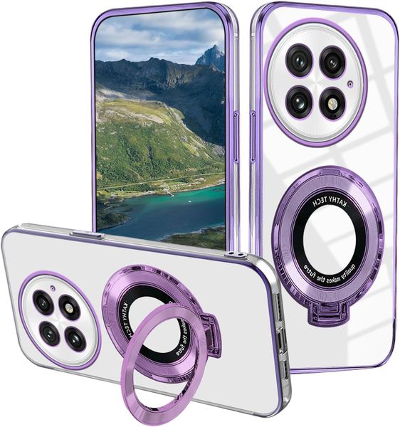 Ring Stand Clear Silicone Phone Case Compatible With Xiaomi Poco X7 Pro