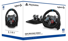 Logitech G29 Driving Force Racing Wheel and Floor Pedals, PS5,PS4