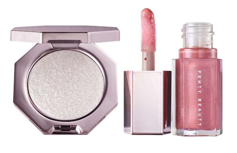 Fenty Beauty - Diamond Bomb Baby Mini Lip Gloss and Highlighter Set