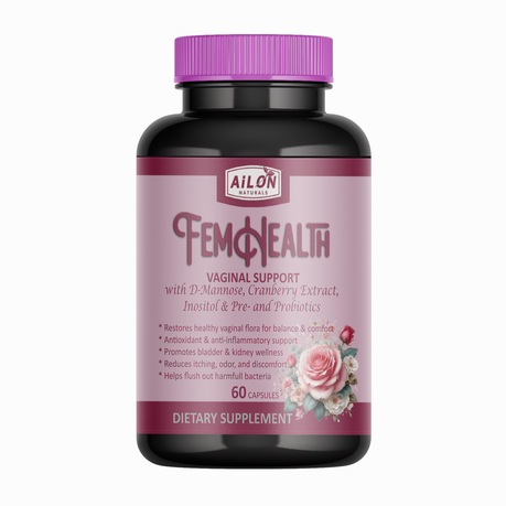 FemHealth - Vaginal Health with D-Mannose, Inositol, Pro- & Prebiotic Image