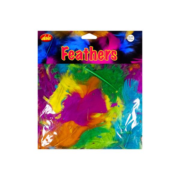 Dala Bulk Feathers 6cm 250 Pieces
