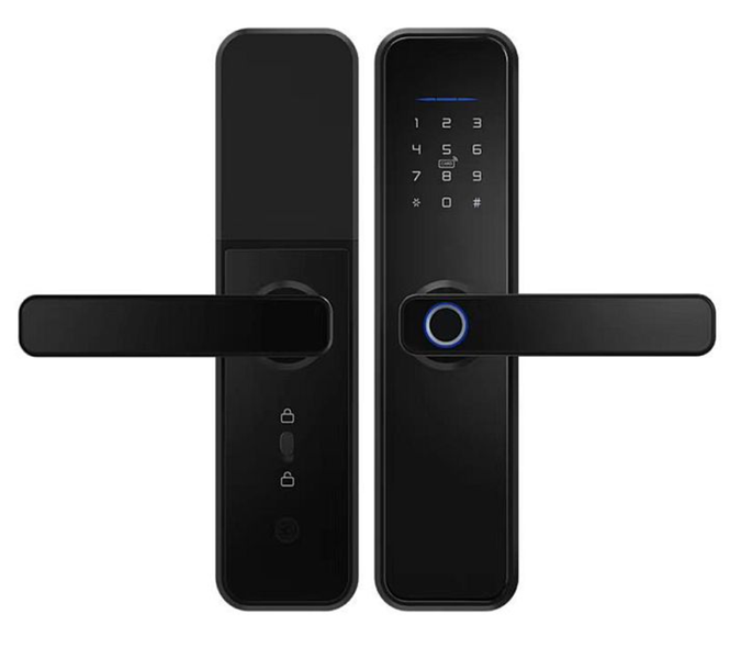 5-in-1 Smart Digital Door Lock | Fingerprint, App, Code, RFID &amp; Key Entry