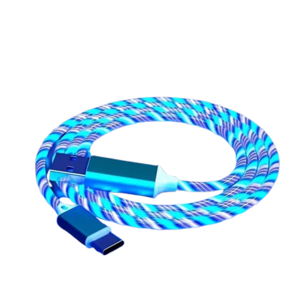 Luminous LED Charging Cable for Type-C Devices