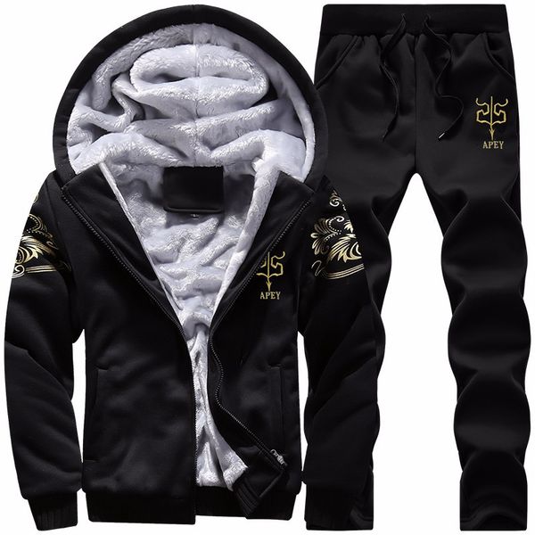 APEY Hoodies For Men Winter Tracksuits Winter Jackets Sweat Pants