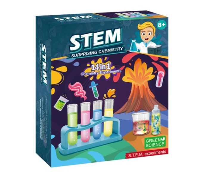 STEM 14in1 Surprising Chemistry Safety Educational Science Experiment Kit
