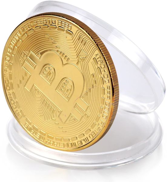 Bitcoin - Gold Plated Collectible Coin