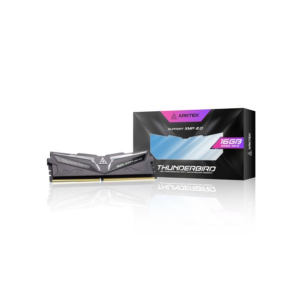 Arktek - Memory 16GB DDR4 PC-2666 DIMM RAM Module with Heatsink