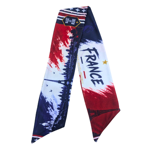 Support France Les Bleus Double-sided Polyfleece Scarf