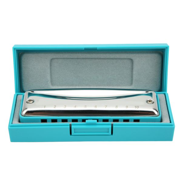 Blues Harmonica Db Key 10-Hole Harp Portable for Beginners