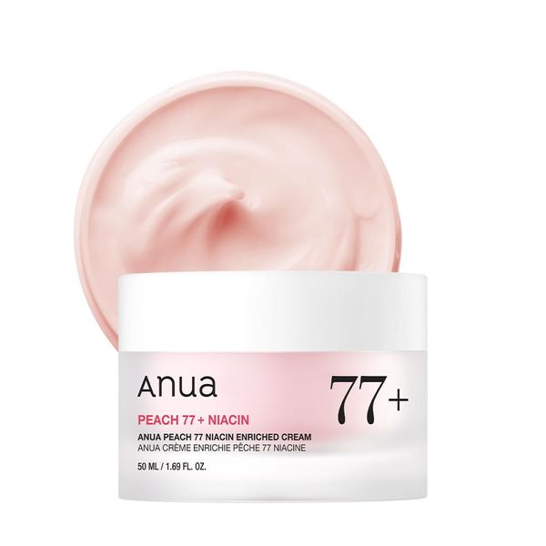 ANUA Peach 77 Niacin Enriched Cream for Bright, Smooth &amp; Hydrated Skin