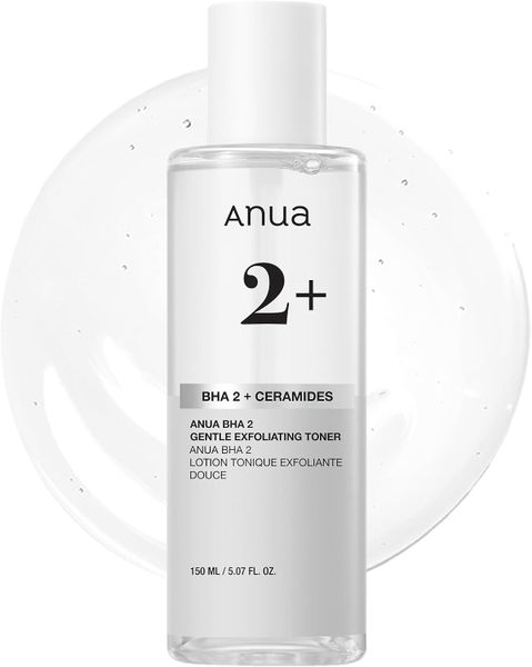 Anua BHA 2 Gentle Exfoliating Toner for Pore Care, Smooth &amp; Refined Skin