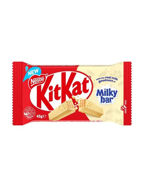 Kit Kat Milkybar Flavoured Chocolate Bar Sweet - 45g