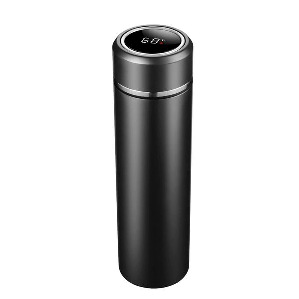 Water Bottle with LED Temperature Display,Stainless Steel Sports Travel Mug