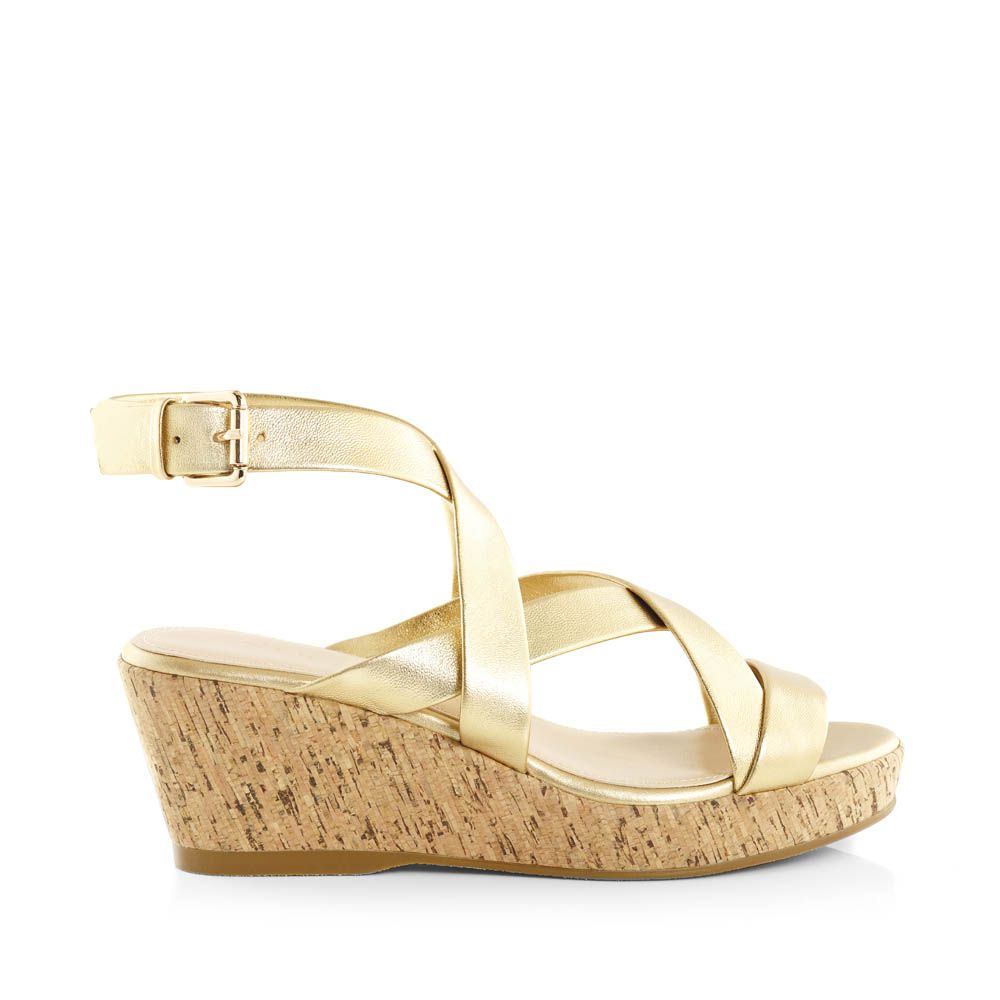 Green Cross 52084 Ladies Sandals Gold | Shop Today. Get it Tomorrow ...