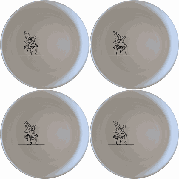 Delicate Fairy Toadstool Bowl Set of 4 - Range 3
