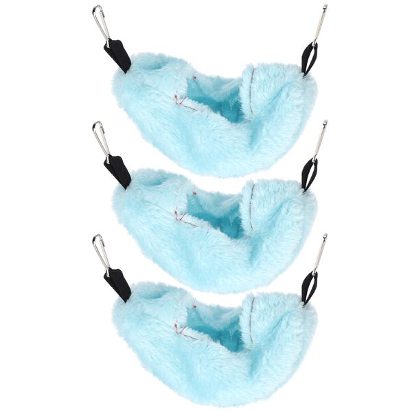 3 Sets Parrots Cage Bird Tent Bed House Hanging Hammock Hamster Nests Small