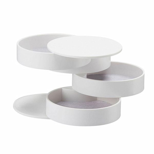 4-Layer Rotating Mini Jewellery Storage Tower