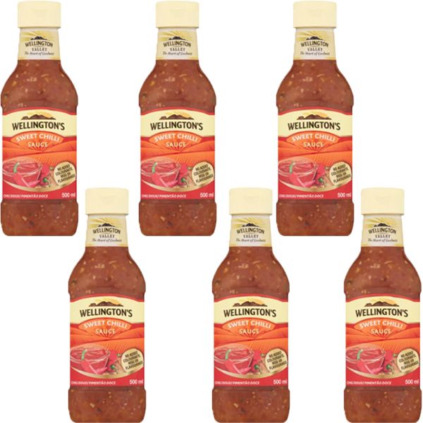 Wellington's Sweet Chilli Sauce - 6 x 500ml