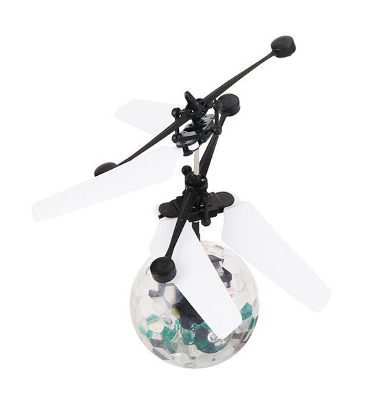 Olive Tree - Hand-Operated Crystal Ball Drone Aircraft with Light