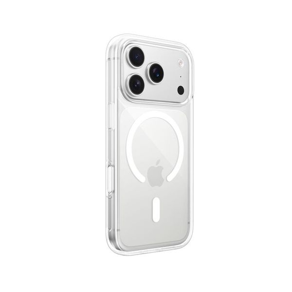 Belkin SheerForce Clear MagSafe Compatible with iPhone 17 Pro Case with Slim Design &amp; Anti-Scratch Treated Coating - Magnetic, Transparent, &amp;