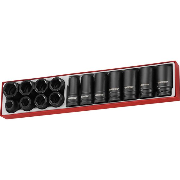 TengTools - 3/4" Drive Impact Socket Set, 15 Piece - TTX9415